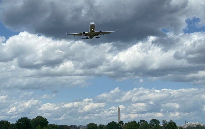 Airplane in Washington DC